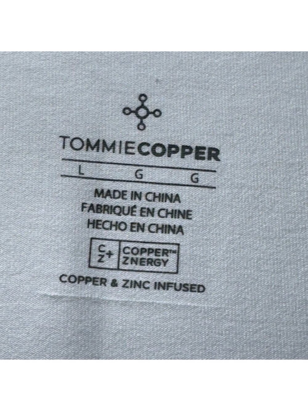 Tommie Copper Women's Copper & Zinc Infused Tank Top White Size L - Picture 6 of 8